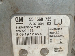 GM 55568735 centralina motore per OPEL ASTRA GTC 111 YEARS 2009 407189 - Picture 1 of 3