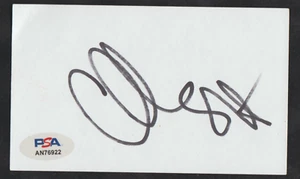 CHRISTIAN SLATED Firmato 3x5 Scheda Indice Autografo Certificato PSA/DNA Autentico - Foto 1 di 1