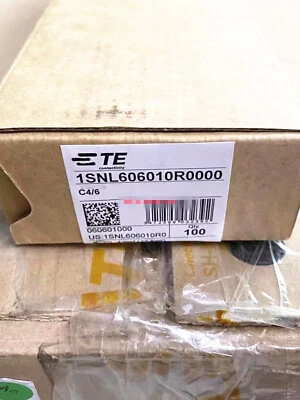 100pcs TE entrelec Terminal C4/6 1SNL606010R0000 Terminal Blocks - Image 1 of 4