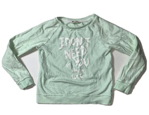 Preowned- H&M Long Sleeve Crewneck Pullover Graphic Sweater Girls (Size 10–12Y) - Picture 1 of 4