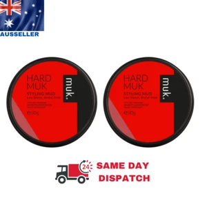 Muk Wax 2 x Hard Muk 95g Value Pack 100% Genuine Matte Look Finish Natural - Picture 1 of 1