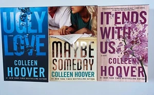 Set of Three Books By COLLEEN HOOVER In Like New Condition: UGLY LOVE & More - Imagen 1 de 7