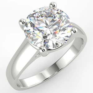 2.01 Ct Round Cut VS2/E Solitaire Diamond Engagement Ring 14K White Gold - Picture 1 of 6