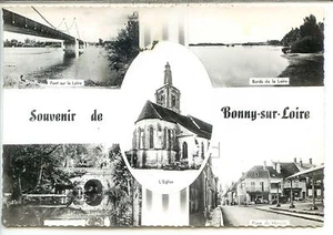 CP 45 Loiret - Souvenir de Bonny-sur-Loire - Multivues n&b - Picture 1 of 2