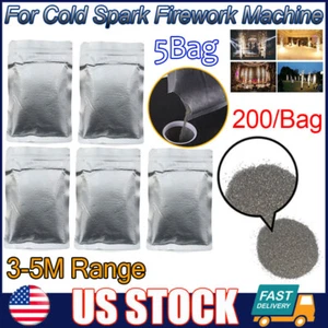 Cold Spark Machine Ti Powder 200g Bag 3-5M Range Stage Effect Outdoor&Indoor - Picture 1 of 12