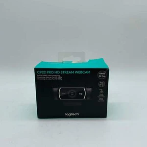 New Logitech C922 Pro HD Stream Webcam HD Stream Webcam 960-001087 - Photo 1/6