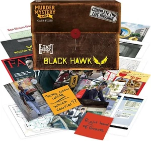Murder Mystery Party Game - Black Hawk Live Mission Case File - Picture 1 of 9