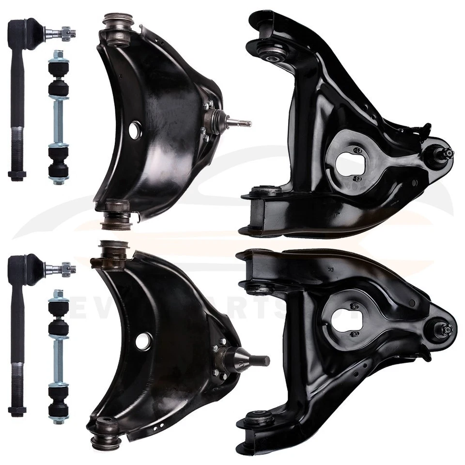 For 1989-1992 Chevrolet C1500 Front Upper Lower Control Arm Sway Bar Tie Rod Kit - Image 1 of 4