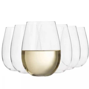 Krosno Gläser für Weißwein Wein Getränke Wasser | Set 6 | 550 ml | Spülmaschine - Bild 1 von 12