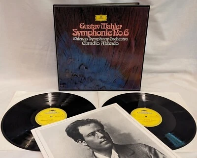 DGG 2707 117 Mahler SYMPHONIE NR. 6  Claudio Abbado CSO booklet 2X LP - Image 1 of 4