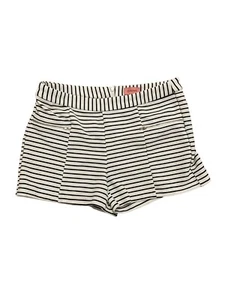 CI Sono Shorts Womens size L Black And White Striped Casual Zipper Closure - Picture 1 of 6