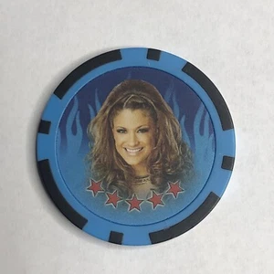 EVE Topps 2011 WWE Power Chipz BLUE Poker Chip #19 - Picture 1 of 2