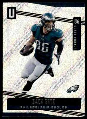 2019 PANINI UNPARALLELED ZACH ERTZ PHILADELPHIA EAGLES #104 - Image 1 of 2