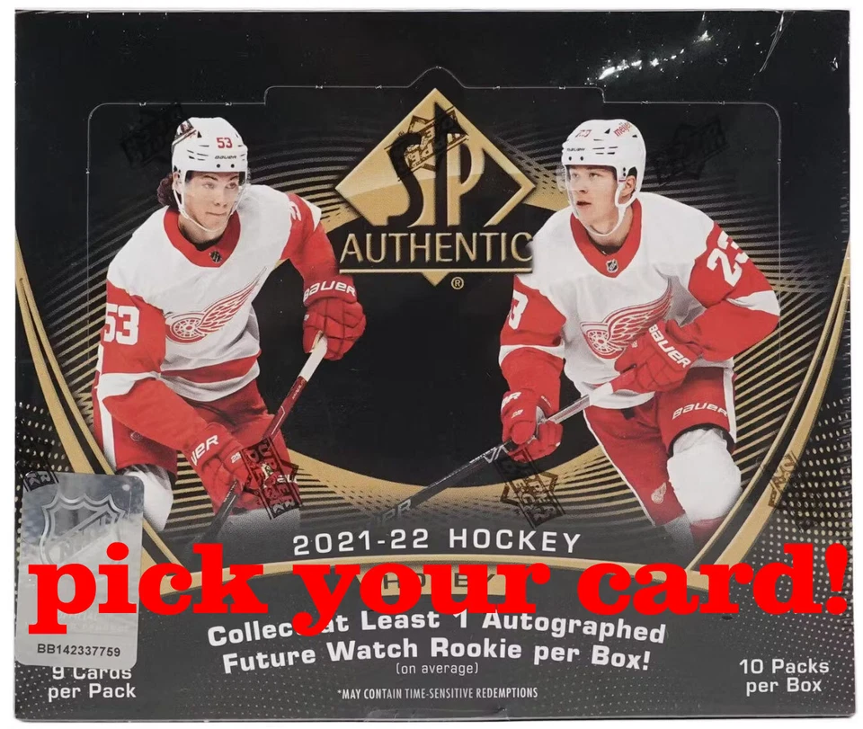 2021-22 SP Authentic Hockey Inserts Limited Future Watch SP Top Rookies U-Pick - Image 1 of 1