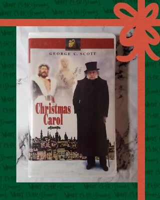 A Christmas Carol (VHS, Clamshell) George C. Scott (Features Bah Humbug) - Image 1 of 4