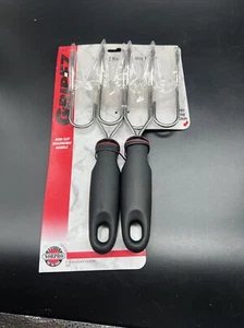Nuovo Norpro Grip-Ez Set 2 Pezzi Sollevatore Arrosto/Pollame Attaccato in Fabbrica - Foto 1 di 2