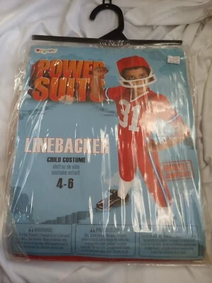 FÚTBOL LINEBACKER TRAJES ELÉCTRICOS DISFRAZ INFANTIL DISFRAZ COSPLAY NIÑOS Foto 1 de 4