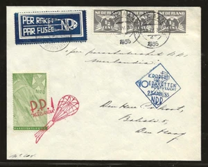 1935 HOLLAND rocket mail cover P.P.1 - EZ 11C1 - Picture 1 of 2