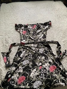 INC International Concepts Women Floral Short Sleeve Knee Shift Dress Petite PP - Picture 1 of 10