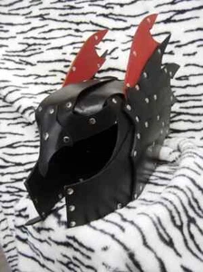 Leather Helmet Roman Armour Fantasy Knight Helmet Medieval Armor Viking D01/04 - Picture 1 of 4
