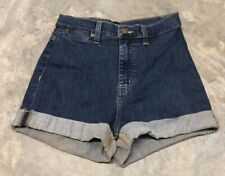 Urban Outfitters Womens 26 Jean Shorts Pin-Up High Rise Cuffed