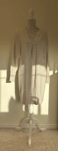 Cardigan Size 8 10 Cream - Picture 1 of 6