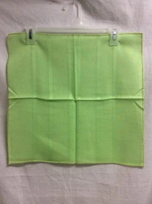 LIME GREEN Table Cloth 52" X 7O WITH 6 Matching Napkins SOLID LUNCHEON PARTY - Image 1 of 4