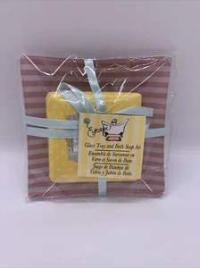 Set regalo vassoio di vetro fuga lusso e sapone da bagno set accessori bagno - Foto 1 di 4