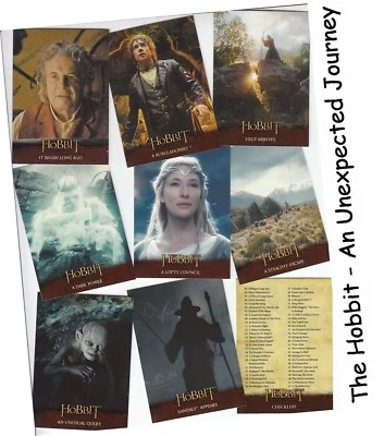 The Hobbit - An Unexpected Journey - 101 Card Basic/Base Set - 2014 Cryptozoic - Image 1 of 4