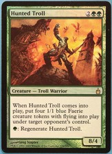 Hunted Troll FOIL Ravnica: City of Guilds NM Green Rare CARD (224113) ABUGames