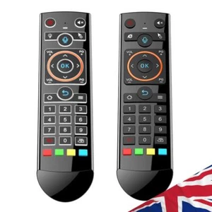 Q2 Backlight Gyroscope Wireless IR Learning 2.4GHz RF Smart Voice Remote Control - Picture 1 of 18