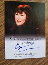 2013 Leaf Mortal Instruments City Of Bones Cassandra Clare Author Auto Autograph