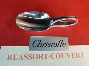 CUILLÈRE DE MISE EN BOUCHE CHRISTOFLE AMERICA 13 CM TRÈS BEL ÉTAT MÉTAL ARGENTE - Imagen 1 de 3