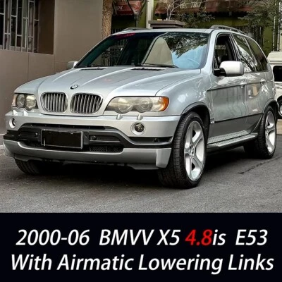 For BMW X5 E53 4.8is Adjustable Air Ride Suspension Lowering Kit Links Leveling - Image 1 of 4