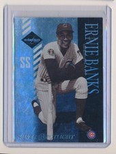 2003 LEAF LIMITED SILVER SPOTLIGHT /100 ERNIE BANKS CUBS