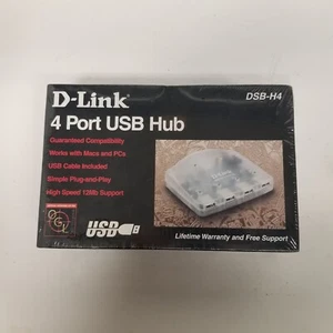 D-link 4 Port USB Hub DSB-H4, Mac & PC, New Sealed - Picture 1 of 7