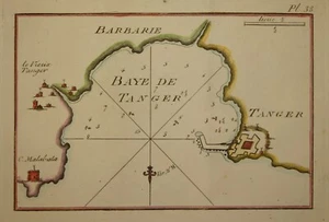 MAROKKO - TANGER - TANGER VON JOSEPH ROUX 1764, ABER 1854. - Bild 1 von 1