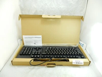 Lenovo Preferred Pro II Wired External USB Keyboard 4X30M86879 00XH688 - Image 1 of 4
