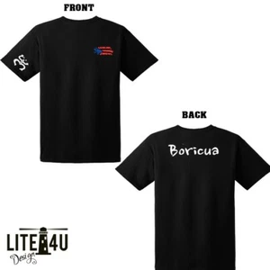 Personalized / Customized T-shirts - Boricua Coqui with PR Flag (chest) - Picture 1 of 1