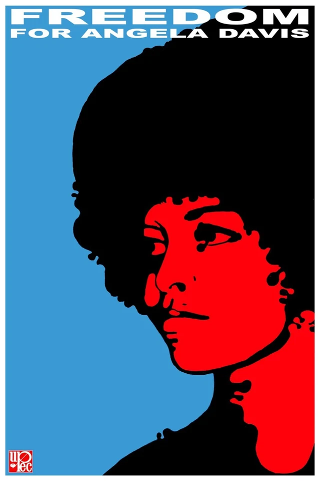 12441.Decor Poster.Vintage Interior wall design.Free Angela Davis.Black Panthers - Image 1 of 1