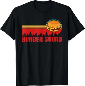Cheeseburger Foodie Lover Team Hamburger Burger Squad T-Shirt Hoodie - Picture 1 of 7