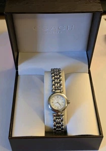 Damen Coach Edelstahl Schweizer Uhr W024 in Box - gebraucht Top Zustand  - Bild 1 von 10
