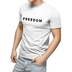 Freedom White T Shirt - Picture 1 of 3