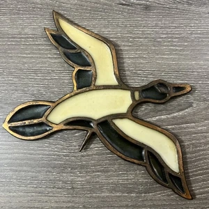 Stained Glass Mallard Duck Sun catcher Hand Made Colorful - Picture 1 of 5