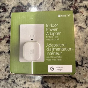 Adaptateur secteur intérieur Ninety7 pour sonnette vidéo Nest Hello 97-TNZPWR-01 - Photo 1 sur 4