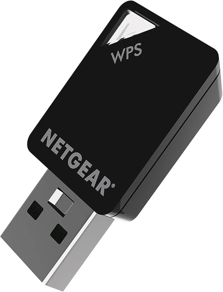 NETGEAR AC600 Wi-Fi USB 2.0 Mini Adapter for Desktop PC - Black - Image 1 of 1