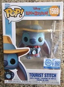 Funko Pop! Lilo & Stitch Tourist Stitch 1569 Funko Exclusive - Picture 1 of 2