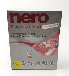 Nero 7 Ultra Edition Enhanced Video Editing Software BRAND NEW SEALED - Picture 1 of 8