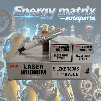 6X NGK97506Laser Iridium Spark Plugs SILZKBR8D8S for BMW N54 3.0L 135i 335i 535i - Image 1 of 4