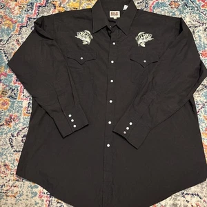 Camisa Western Ely Cattleman Pearl Snap Talla XXL - Imagen 1 de 6